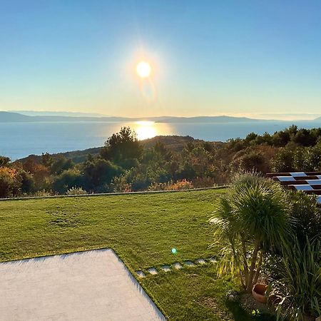 Luxury Panorama Vila With Amazing Seaview In Gondolici 7 Km From Rabac Лабин Екстериор снимка