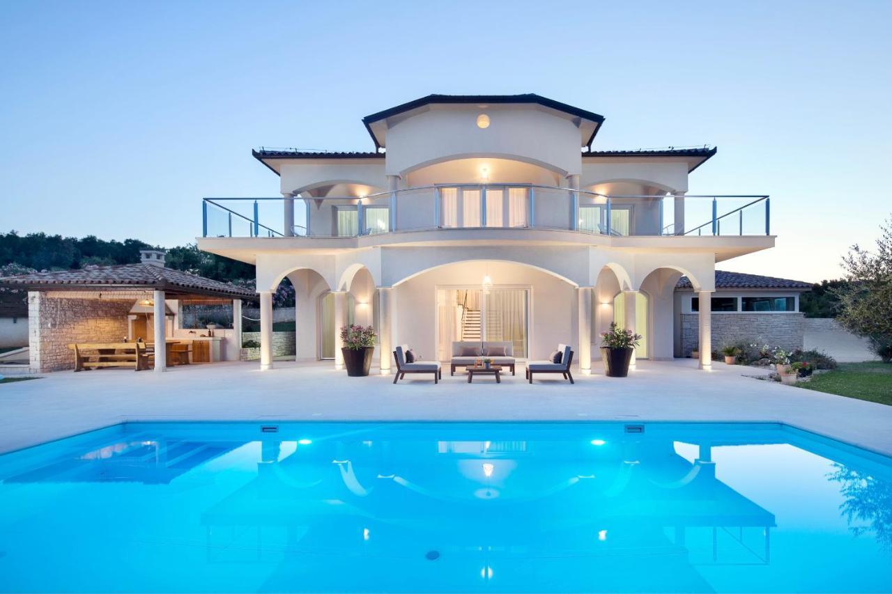 Luxury Panorama Vila With Amazing Seaview In Gondolici 7 Km From Rabac Лабин Екстериор снимка