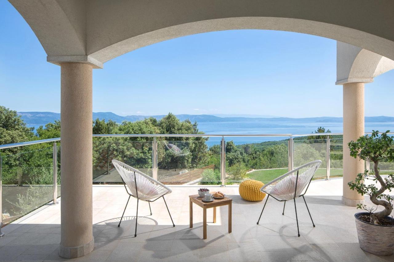 Luxury Panorama Vila With Amazing Seaview In Gondolici 7 Km From Rabac Лабин Екстериор снимка